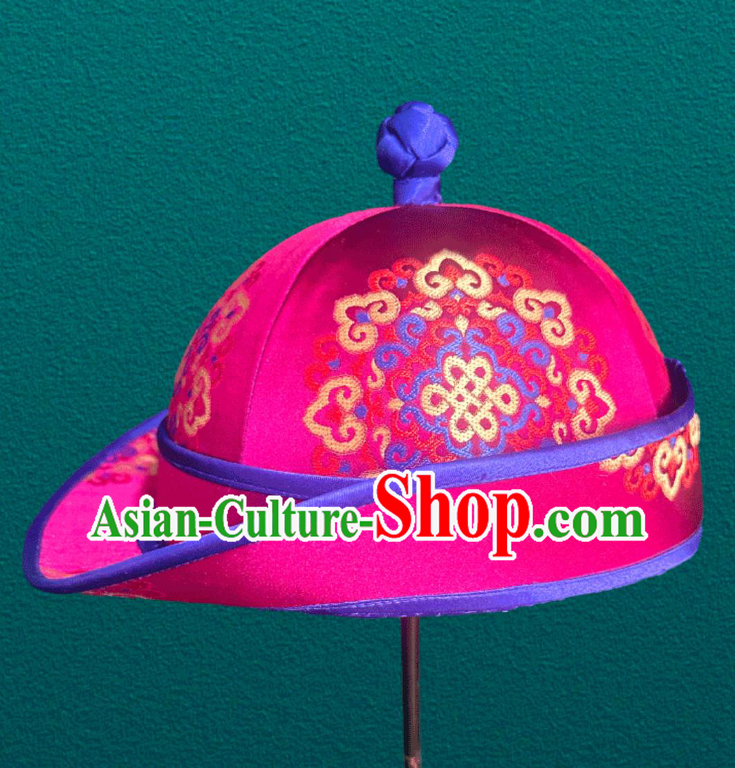Mongolian Hat Dance Performance Photography Ethnic Headpiece Boy Prince Hat Mongolian Hat Dance Performance Photography Ethnic Headpiece Boy Prince Hat