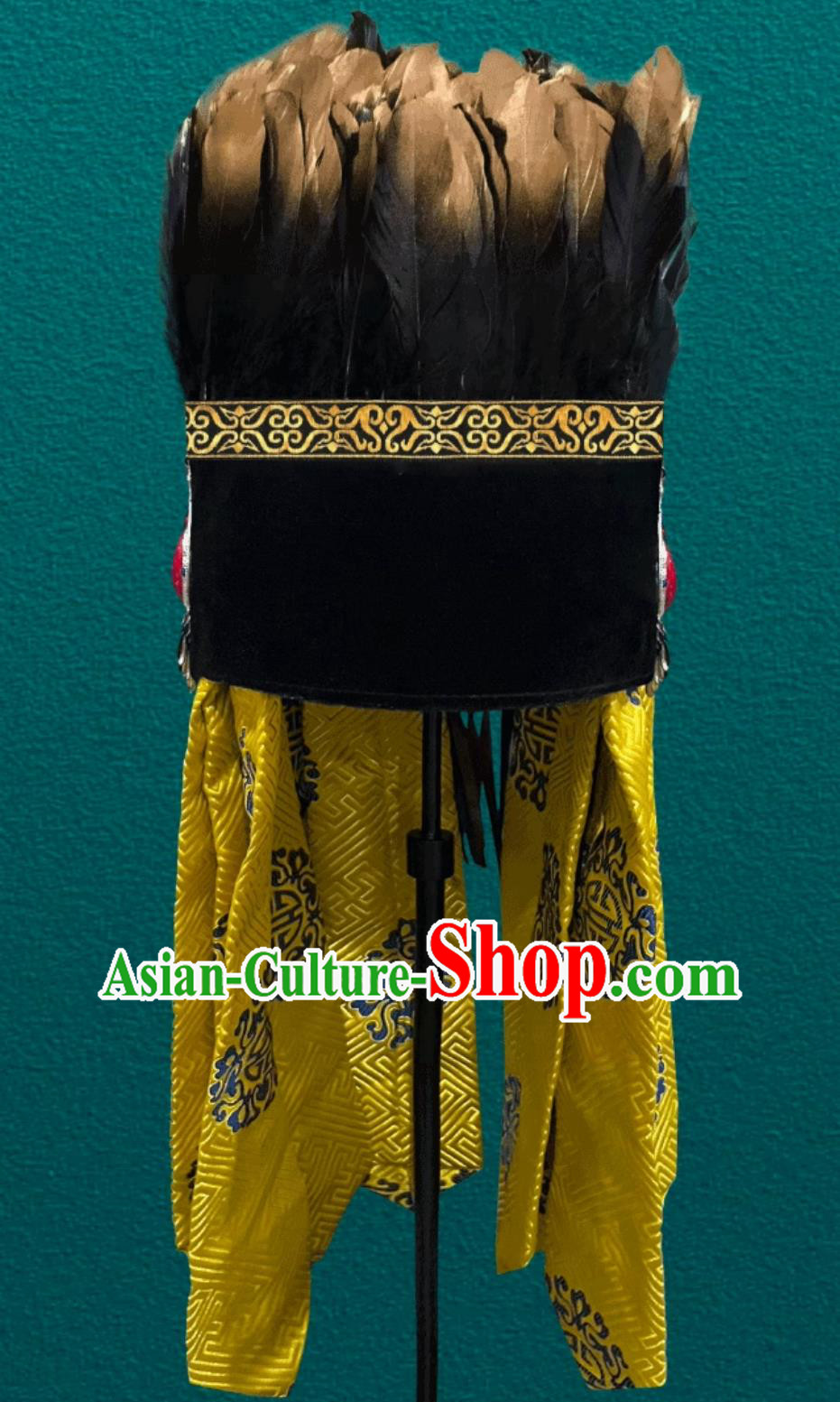 Mongolian Traditional Performance Hat Blessing Ceremony Shaman Hat Mongolian Traditional Performance Hat Blessing Ceremony Shaman Hat
