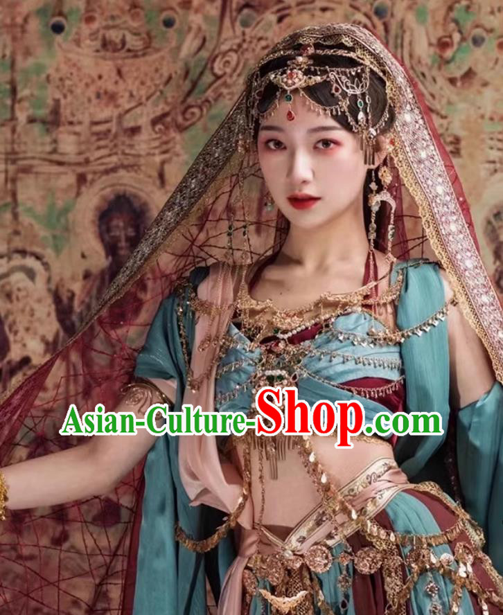 Dunhuang Feitian Performance Costume Chinese Classical Dance Women Dress Ancient Fairy Hanfu