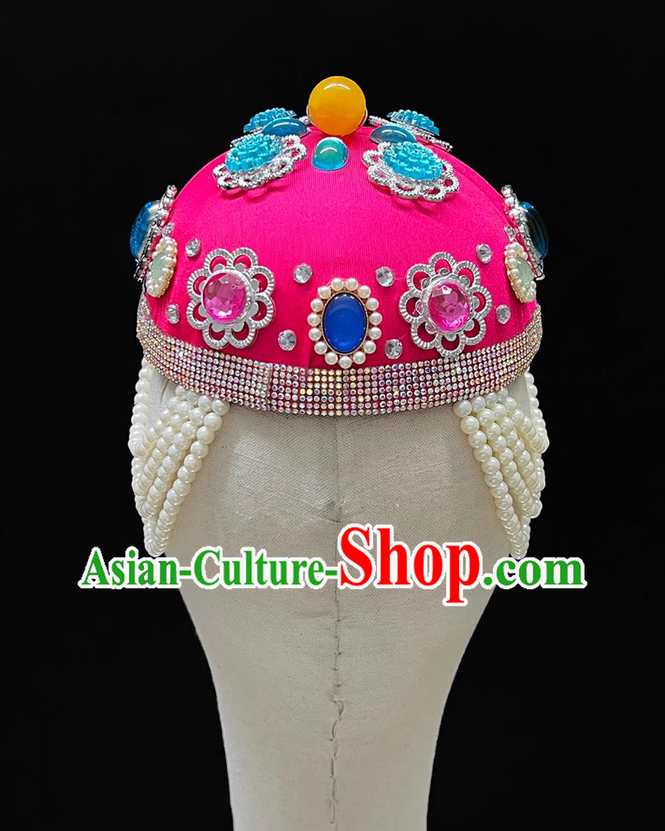 Mongolian Dance Yi Ji Le Dance Headdress Children Dance Performance Hat Mongolian Dance Yi Ji Le Dance Headdress Children Dance Performance Hat