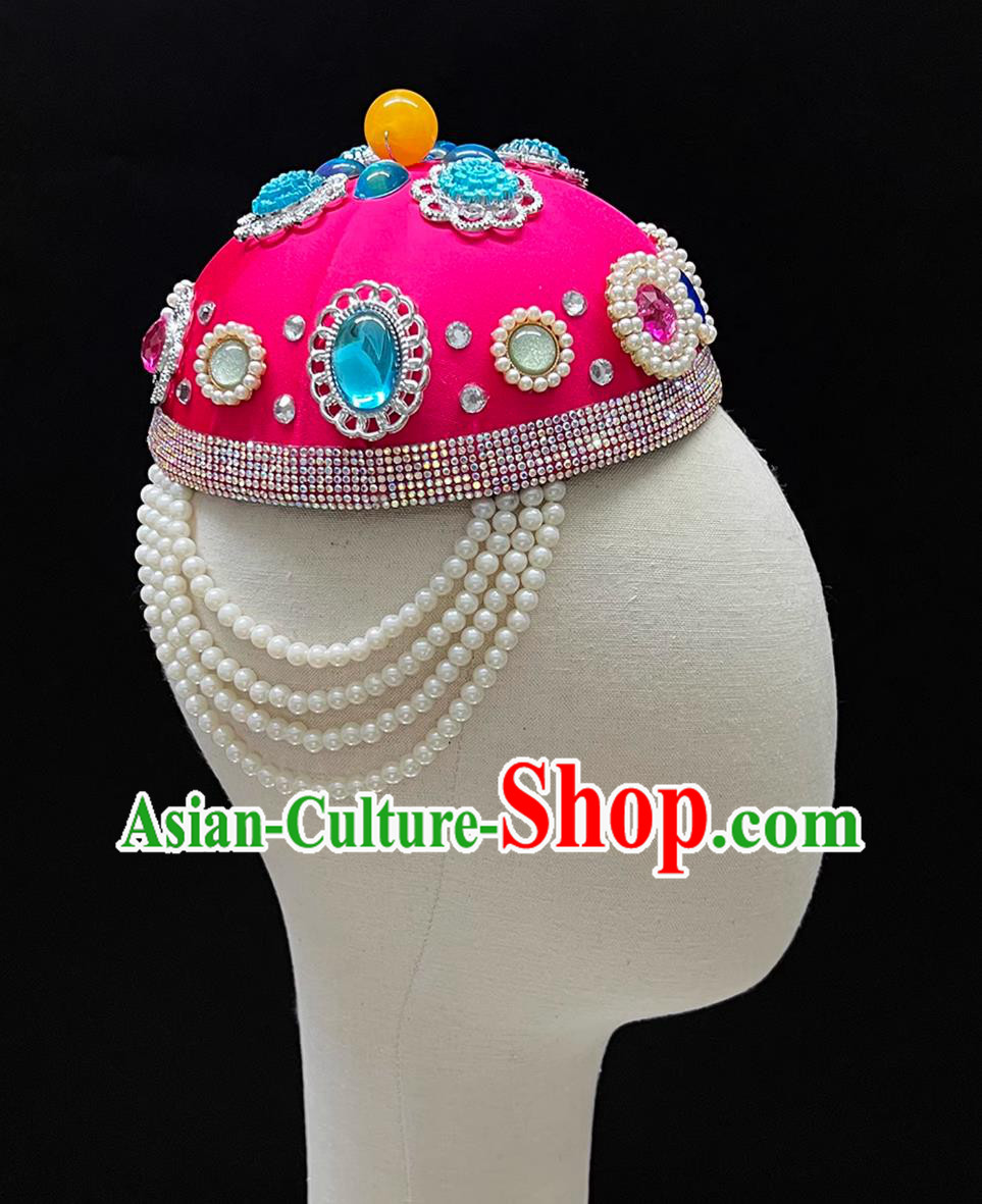 Mongolian Dance Yi Ji Le Dance Headdress Children Dance Performance Hat Mongolian Dance Yi Ji Le Dance Headdress Children Dance Performance Hat