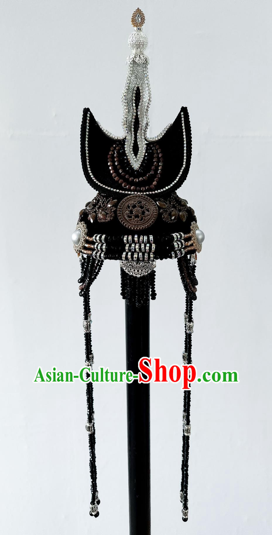 Mongolian Women Hat Chinese Mongol Ethnic Dance Performance Headdress Mongolian Women Hat Chinese Mongol Ethnic Dance Performance Headdress