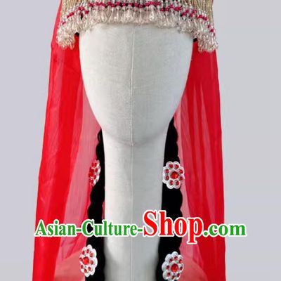 Tajik Dance Headdress Pamir Affection Performance Hat Eagle Dance Hair Ornaments