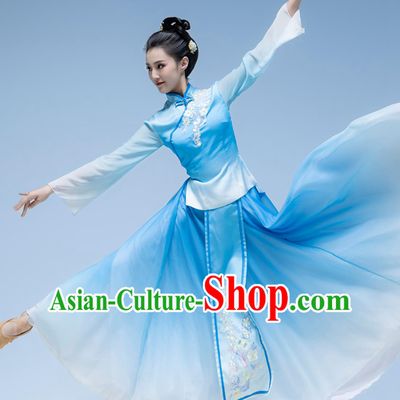 Classical Dance Performance Costume Women Flowy Republic Of China Era Clothing