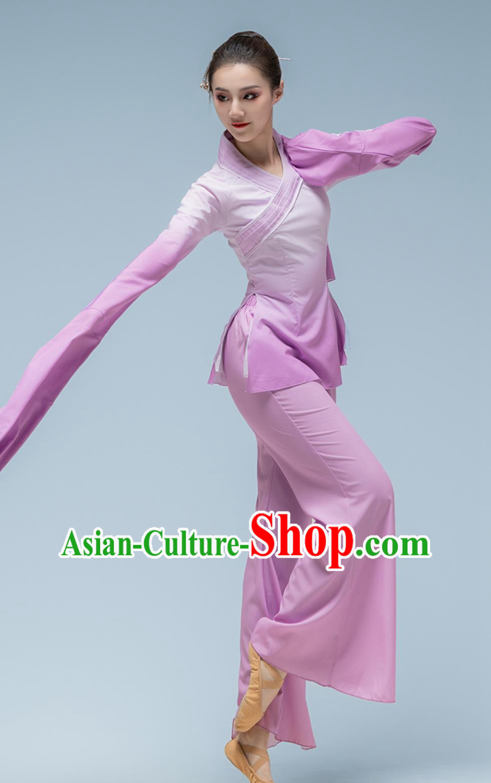 Classical Dance Practice Wear Women Han Tang Water Sleeves Performance Costume Classical Dance Practice Wear Women Han Tang Water Sleeves Performance Costume