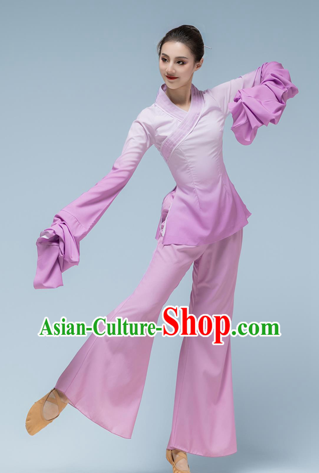 Classical Dance Practice Wear Women Han Tang Water Sleeves Performance Costume Classical Dance Practice Wear Women Han Tang Water Sleeves Performance Costume