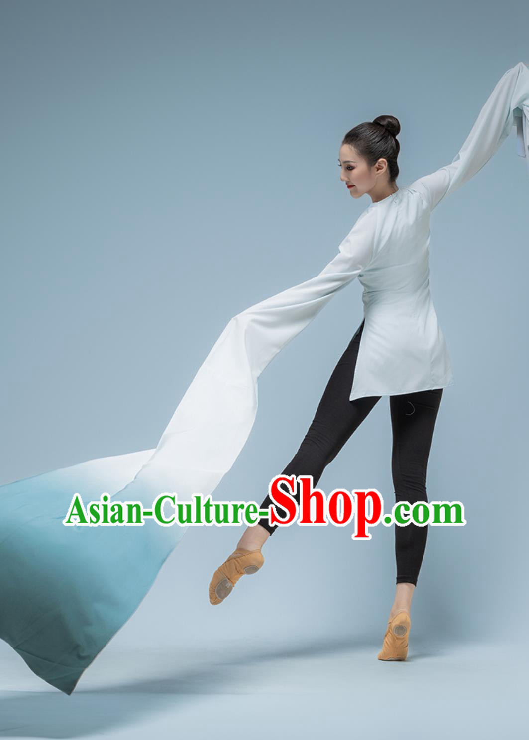 Classical Water Sleeve Dance Performance Costume Peking Opera Sleeve Flowing Practice Top Wear Classical Water Sleeve Dance Performance Costume Peking Opera Sleeve Flowing Practice Top Wear