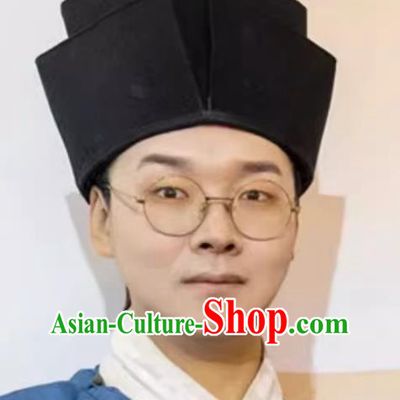 Song Dynasty Dongpo Hat Hanfu Headwear Scholar Official Headgear Traditional Chinese Accessory