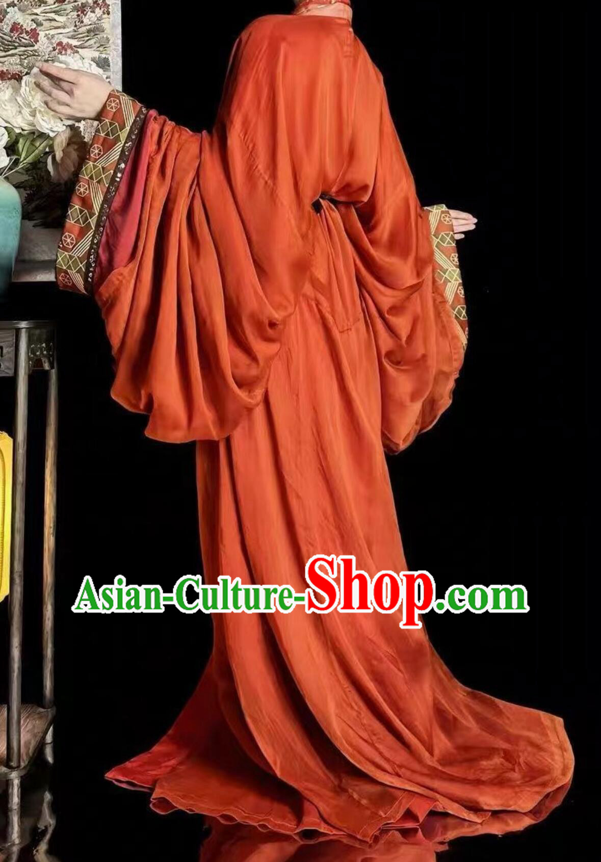 Warring States Hanfu Traditional Cross Collar Mashan Straight Robe Chinese Ancient Palace Princess Costume Warring States Hanfu Traditional Cross Collar Mashan Straight Robe Chinese Ancient Palace Princess Costume