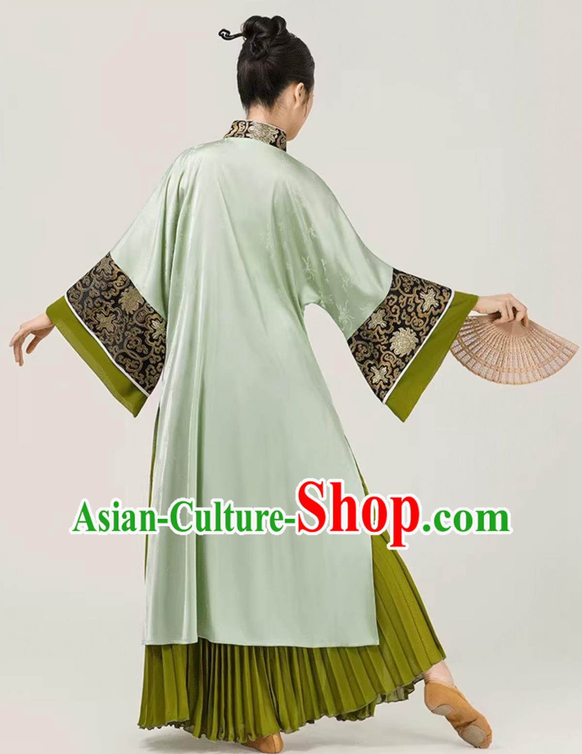 Ningfang Women Group Dance Classical Performance Costume Chinese Qing Dynasty Flowing Attire Ningfang Women Group Dance Classical Performance Costume Chinese Qing Dynasty Flowing Attire
