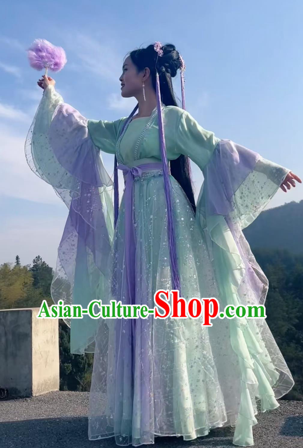 Song Dynasty Hanfu Ancient Fairy Chang E Dress Classical Dance Traditional Chinese Costume Song Dynasty Hanfu Ancient Fairy Chang E Dress Classical Dance Traditional Chinese Costume