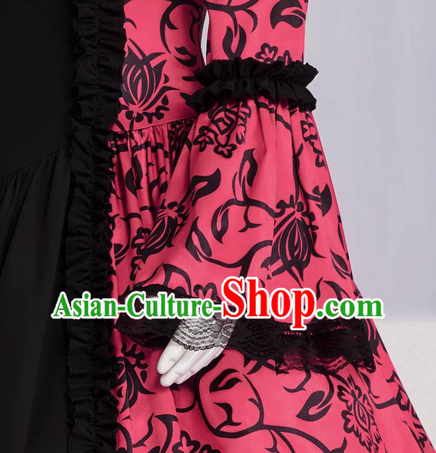 European Medieval Women Royal Court Evening Gown Halloween Party Princess Dress