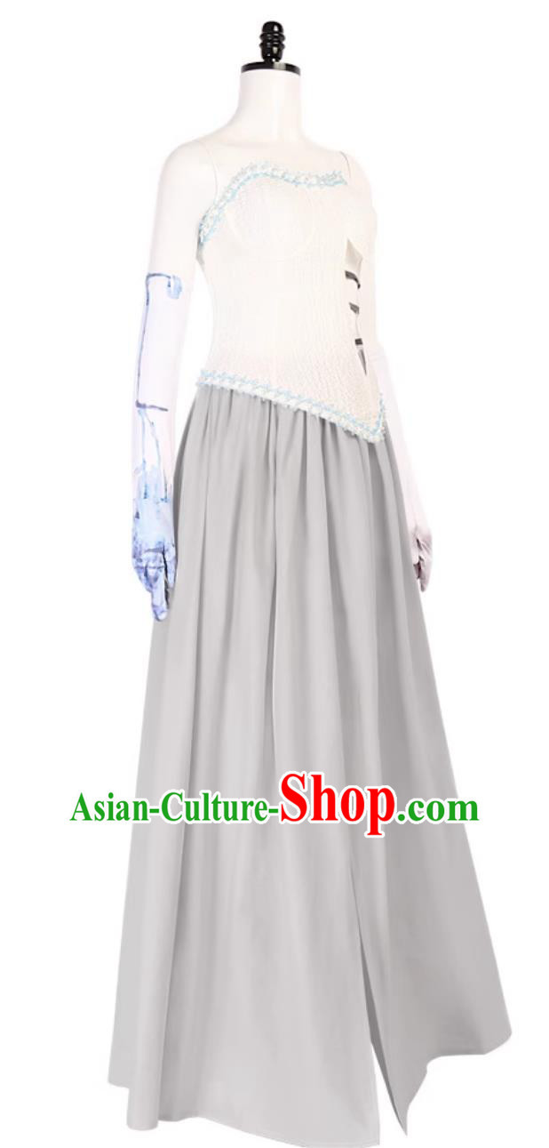 Halloween Ghost Bride Cosplay Costume Wedding Dress Party Outfit Halloween Ghost Bride Cosplay Costume Wedding Dress Party Outfit