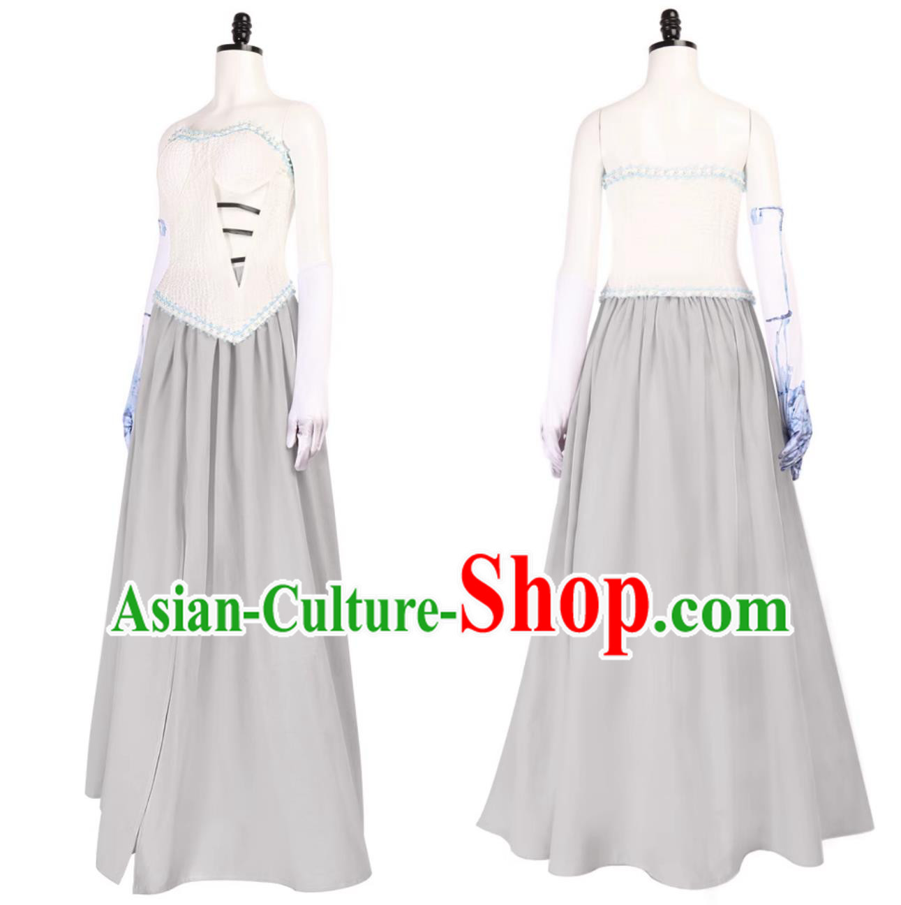 Halloween Ghost Bride Cosplay Costume Wedding Dress Party Outfit Halloween Ghost Bride Cosplay Costume Wedding Dress Party Outfit
