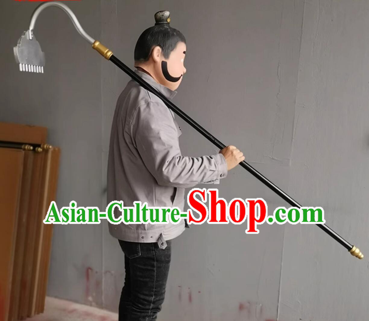 Journey To The West Zhu Bajie Nine Tooth Rake Cosplay Event Performance Prop