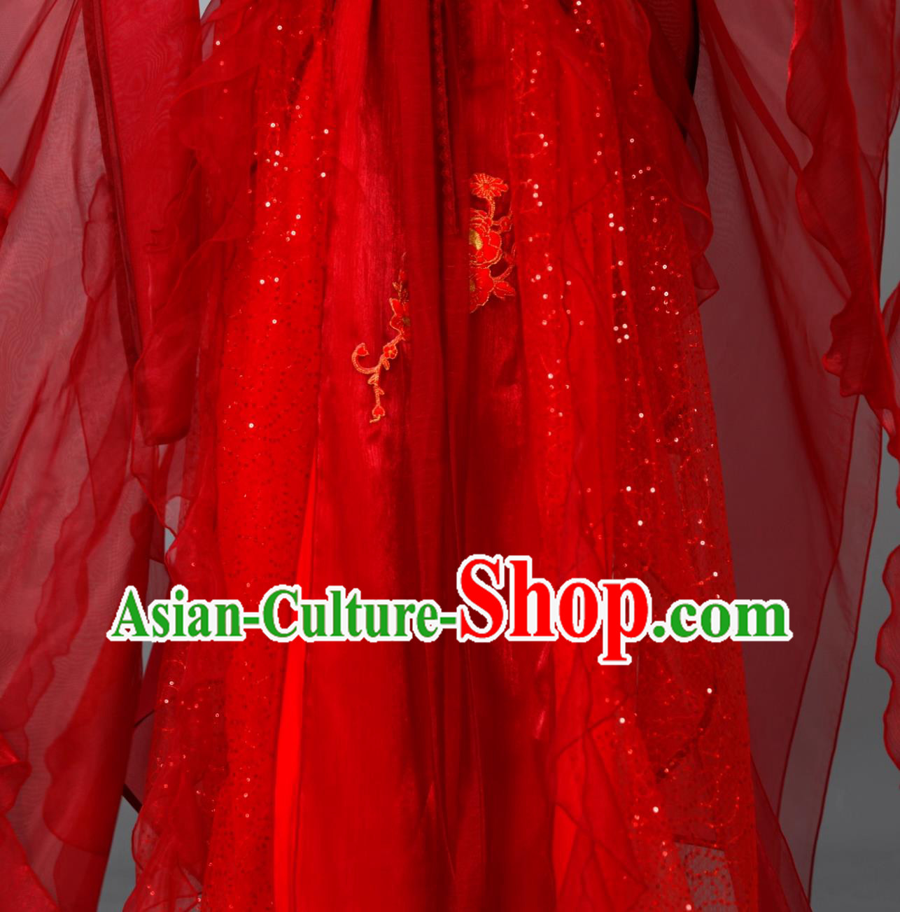 Traditional Classical Dance Hanfu Ancient Goddess Red Costume Chinese Empress Dress Traditional Classical Dance Hanfu Ancient Goddess Red Costume Chinese Empress Dress