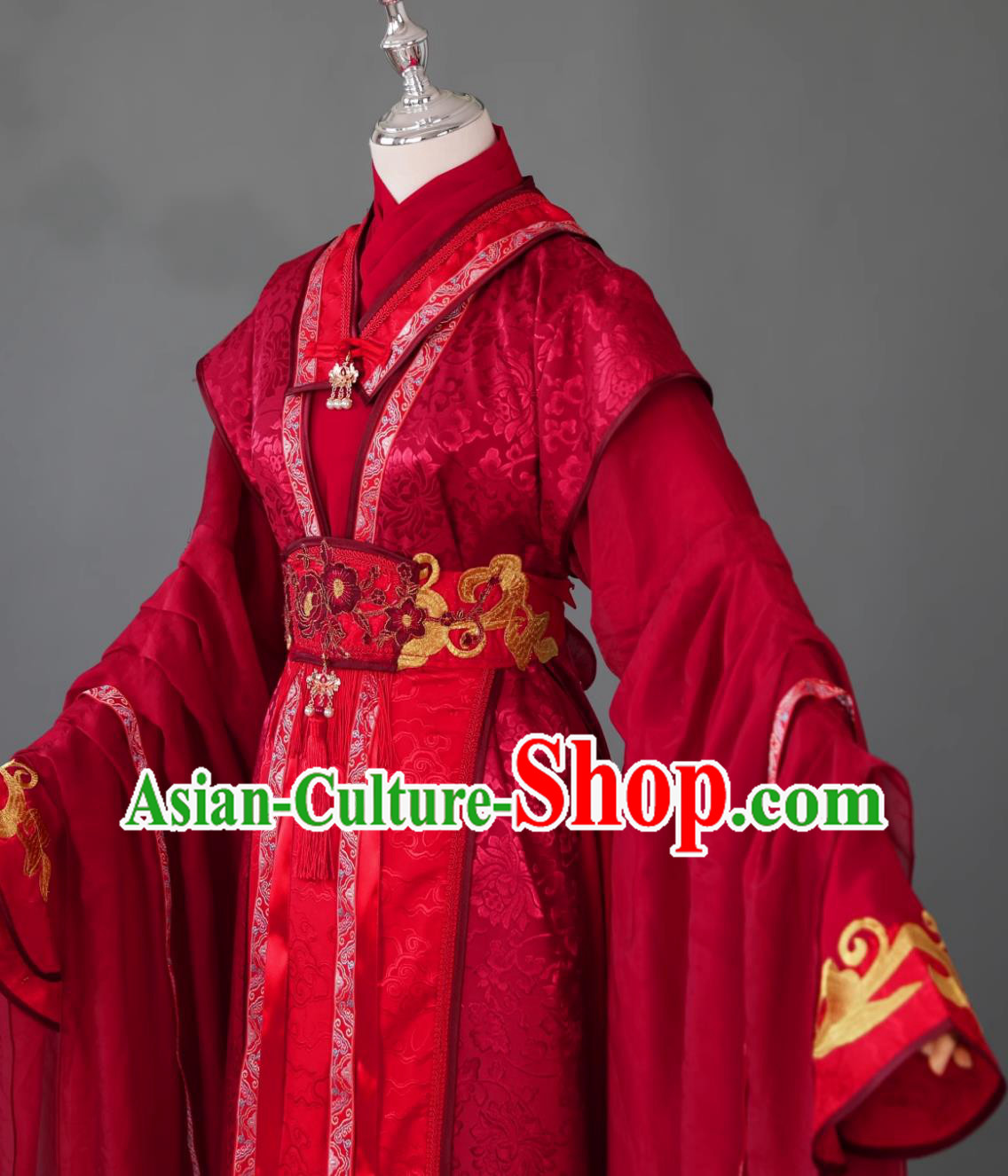 Ancient Chinese Wedding Costume Cosplay Hero Red Outfit Traditional Hanfu Clothing Ancient Chinese Wedding Costume Cosplay Hero Red Outfit Traditional Hanfu Clothing