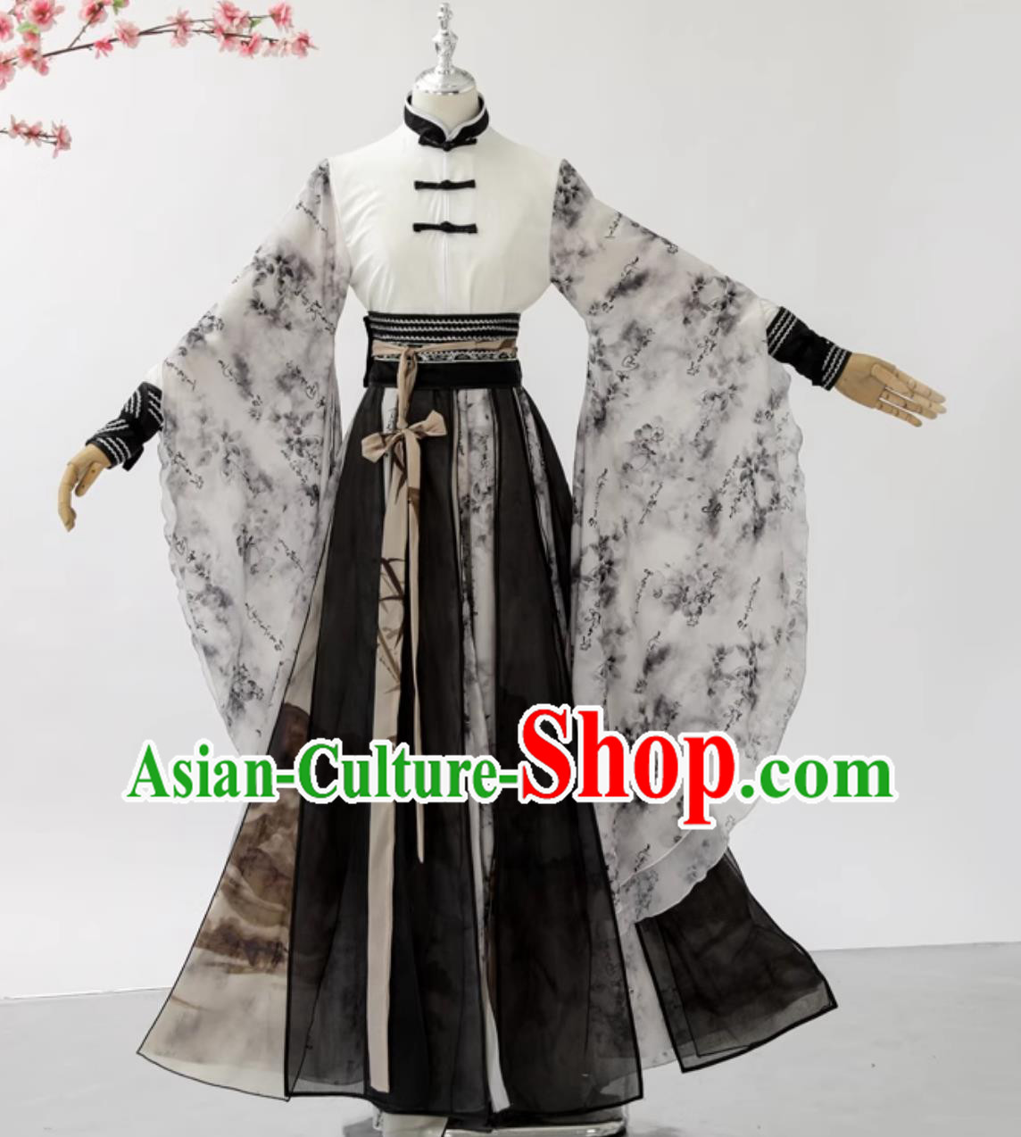 Chinese Wuxia Hero Clothing Ancient Swordsman Costume Cosplay Wide Sleeve Outfit Chinese Wuxia Hero Clothing Ancient Swordsman Costume Cosplay Wide Sleeve Outfit