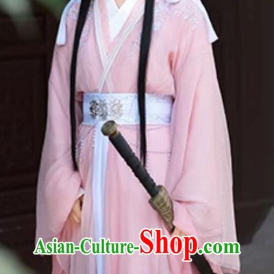 TV Series Mysterious Lotus Casebook Qiao Wanwan Pink Clothing Traditional Chinese Wuxia Drama Heroine Costume