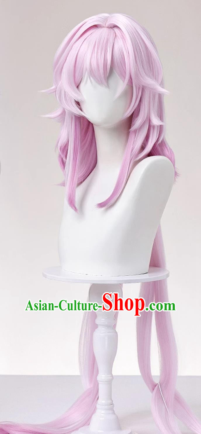 Honkai Star Rail Changyue Cosplay Pink Wig Halloween Hairpiece Honkai Star Rail Changyue Cosplay Pink Wig Halloween Hairpiece