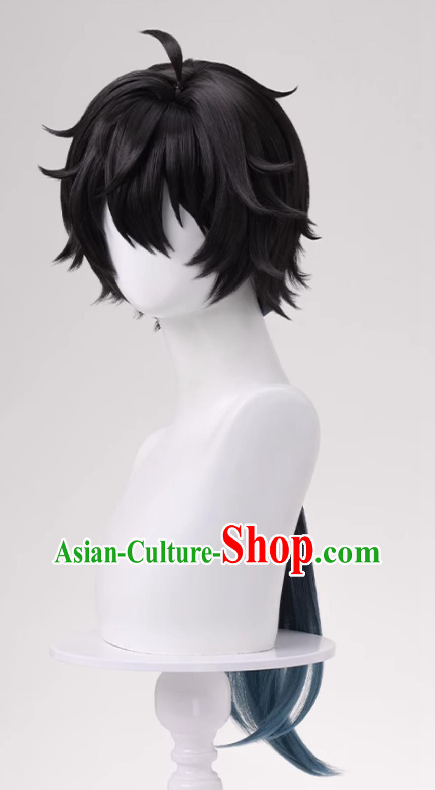 Honkai Star Rail Dan Heng Cosplay Wig Halloween Hairpiece Honkai Star Rail Dan Heng Cosplay Wig Halloween Hairpiece