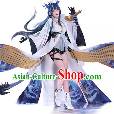 Arknights Cosplay Costume Ling Game Outfit Womens Wear Halloween Cosplay Dress