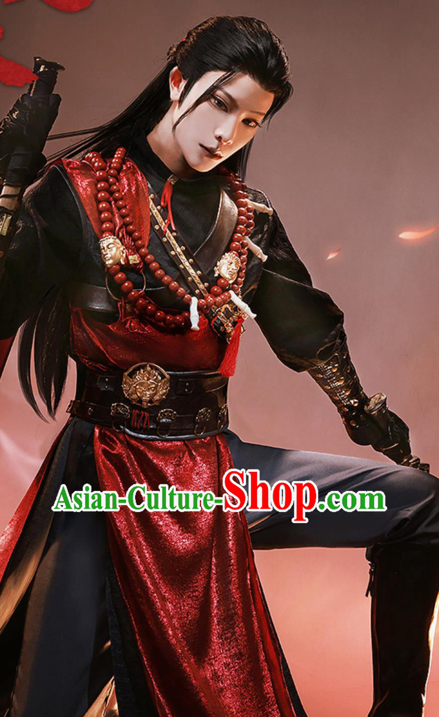 Where Winds Meet Cosplay Costume Third Watch Cosplay Game Outfit Mens Hanfu Where Winds Meet Cosplay Costume Third Watch Cosplay Game Outfit Mens Hanfu