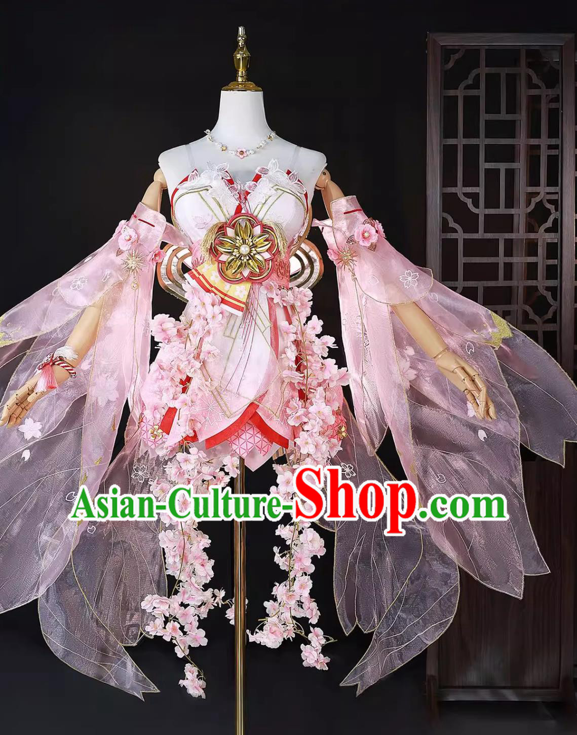 Naraka Bladepoint Hu Tao Sakura Cloud Celestial Maiden Cosplay Costume Sexy Dress Halloween Clothing Naraka Bladepoint Hu Tao Sakura Cloud Celestial Maiden Cosplay Costume Sexy Dress Halloween Clothing