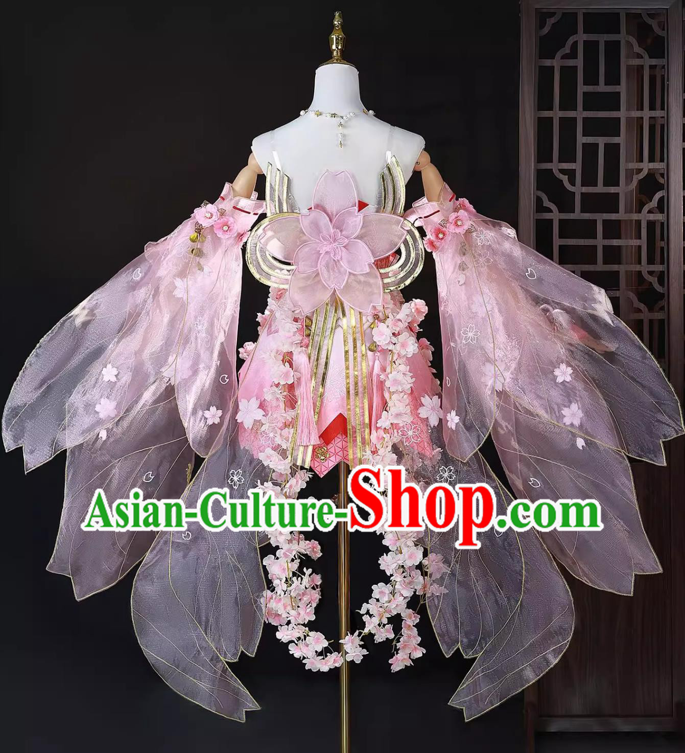 Naraka Bladepoint Hu Tao Sakura Cloud Celestial Maiden Cosplay Costume Sexy Dress Halloween Clothing Naraka Bladepoint Hu Tao Sakura Cloud Celestial Maiden Cosplay Costume Sexy Dress Halloween Clothing