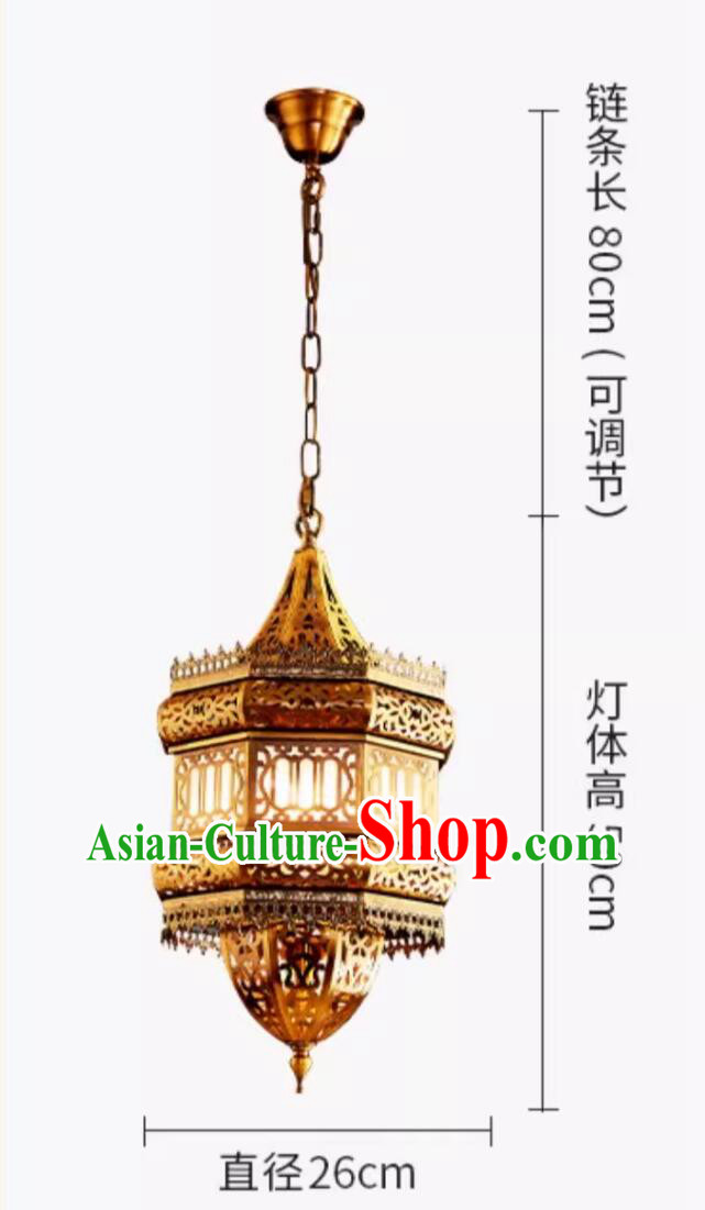 Southeast Asian Wrought Iron Lantern Restaurant Zen Chandelier Thai Style LED Linear Lamp Southeast Asian Wrought Iron Lantern Restaurant Zen Chandelier Thai Style LED Linear Lamp