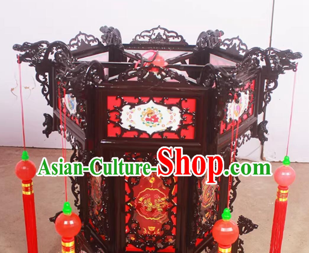 Chinese Antique Style Palace Lantern Plastics Lantern Classical Lucky Pattern Lamp Chinese Antique Style Palace Lantern Plastics Lantern Classical Lucky Pattern Lamp