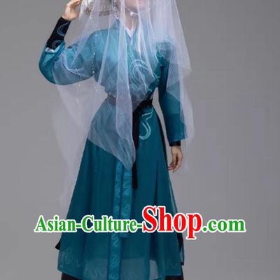 Sword Dance Costume Classical Stage Hanfu Dress Ancient Chinese Knight Clothing