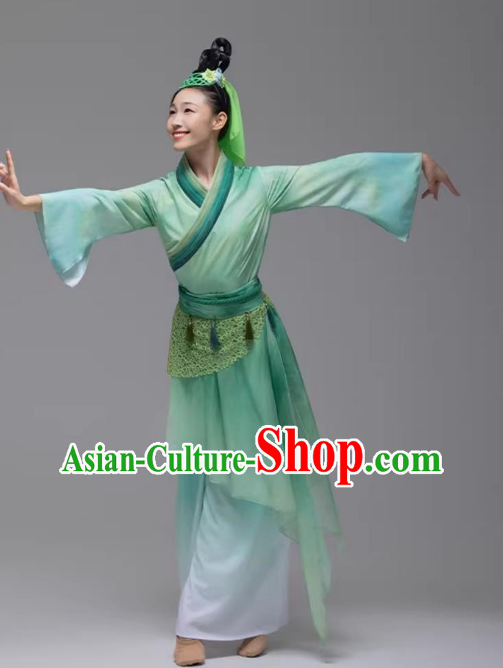Mulberry Picking Ballad Classical Dance Outfit Chinese Folk Dance Performance Costume Mulberry Picking Ballad Classical Dance Outfit Chinese Folk Dance Performance Costume
