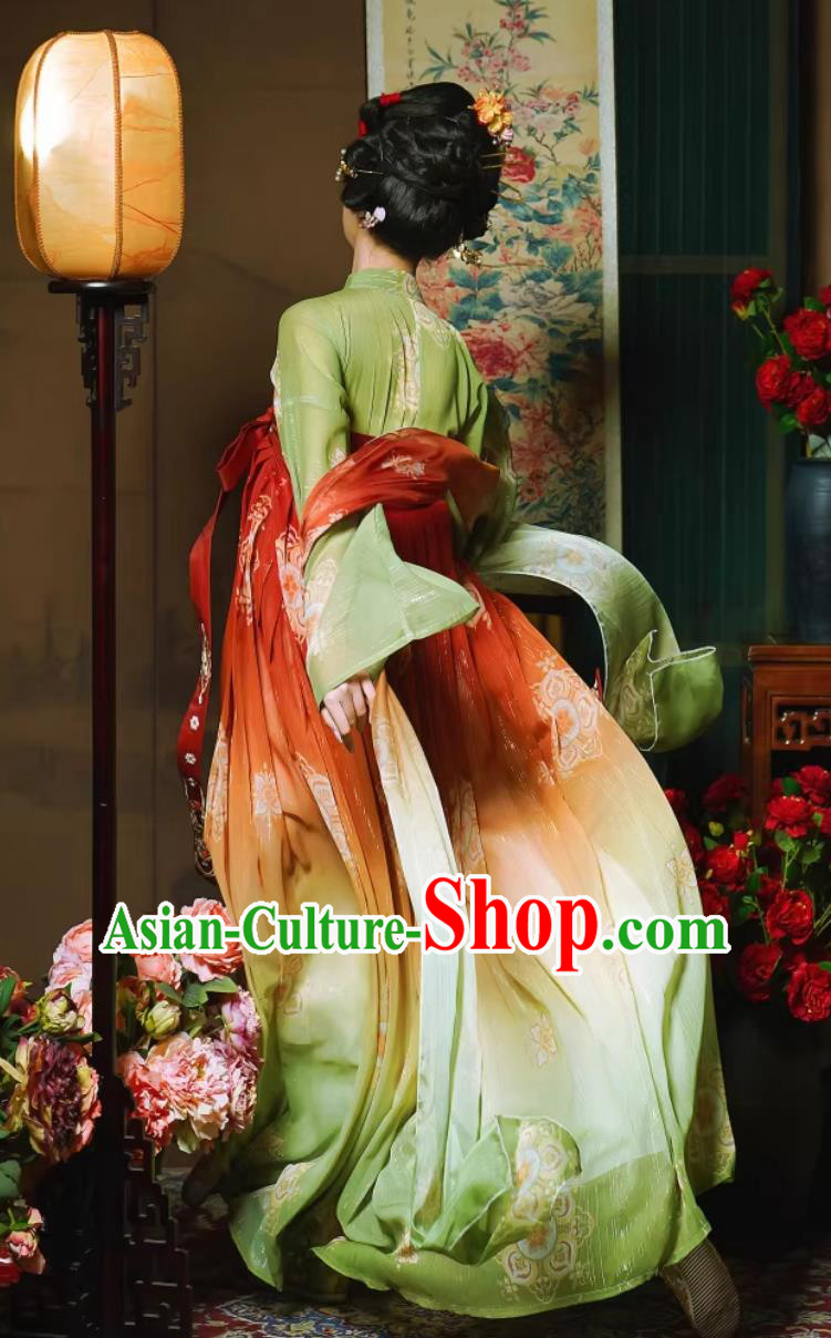 Ancient Chinese Noble Woman Costumes Tang Dynasty Hanfu Dress Ruqun Ancient Chinese Noble Woman Costumes Tang Dynasty Hanfu Dress Ruqun