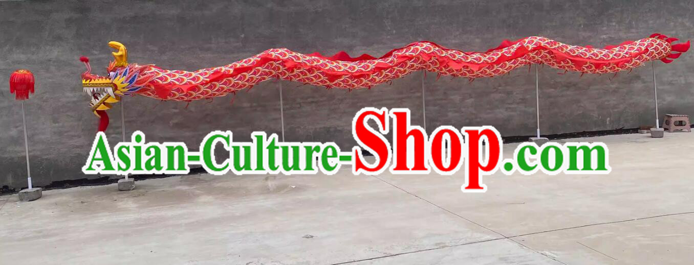 Chinese New Year Dragon Dance Costume Spring Festival Red Dragon Prop Chinese New Year Dragon Dance Costume Spring Festival Red Dragon Prop