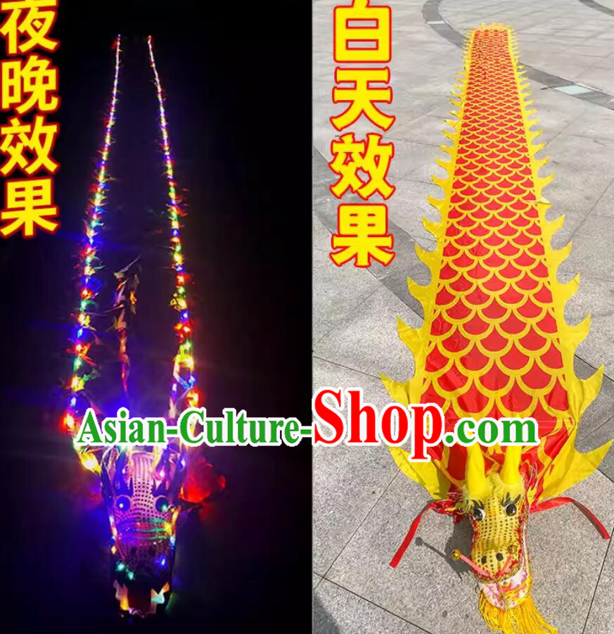Chinese LED Lights Fitness Dragon Dance Prop Ribbon Kite Dragon Chinese LED Lights Fitness Dragon Dance Prop Ribbon Kite Dragon