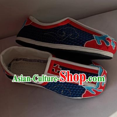 Hanfu Cloud Shoes Handmade Embroidery Traditional Chinese Cloth Shoes