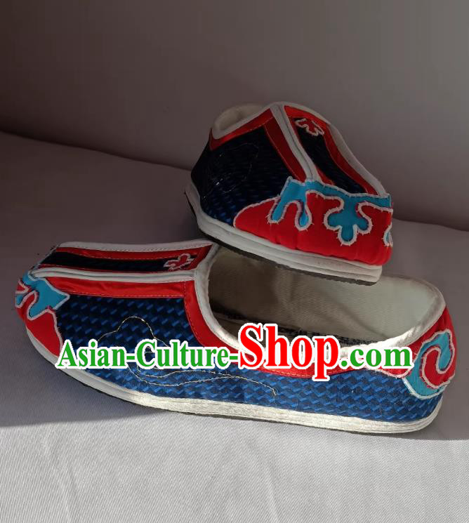 Hanfu Cloud Shoes Handmade Embroidery Traditional Chinese Cloth Shoes