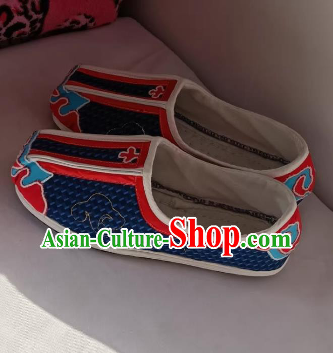 Hanfu Cloud Shoes Handmade Embroidery Traditional Chinese Cloth Shoes