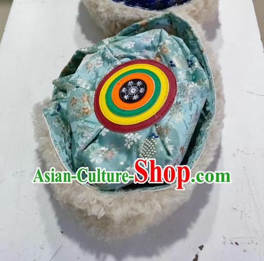 Tibetan Style Kids Winter Hat Chinese Zang Ethnic Headwear Tibetan Style Kids Winter Hat Chinese Zang Ethnic Headwear
