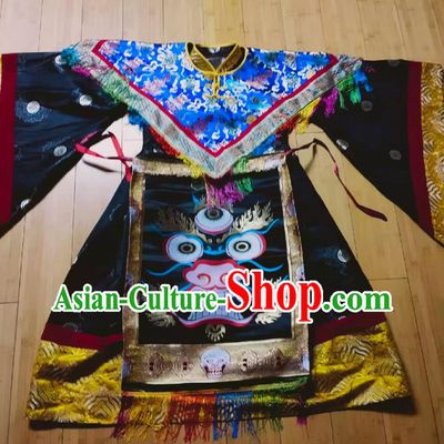 Traditional Tibetan Opera Costume Cham Festival Performance Attire