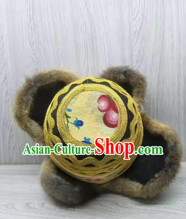 Tibetan Xia Hat Zang Ethnic Men Traditional Hat Tibetan Xia Hat Zang Ethnic Men Traditional Hat