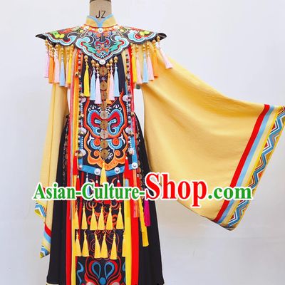Nuo Dance Intangible Cultural Heritage Nuoxi Fairy Costume Ethereal Performance Wear