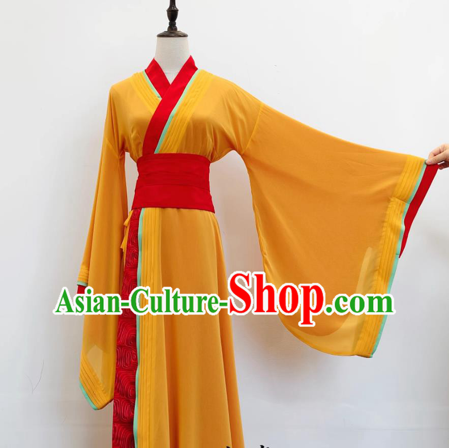 Chinese Classical Dance Large Sleeve Dress Han Tang Dance Costume Ancient Beauty Clothing Chinese Classical Dance Large Sleeve Dress Han Tang Dance Costume Ancient Beauty Clothing