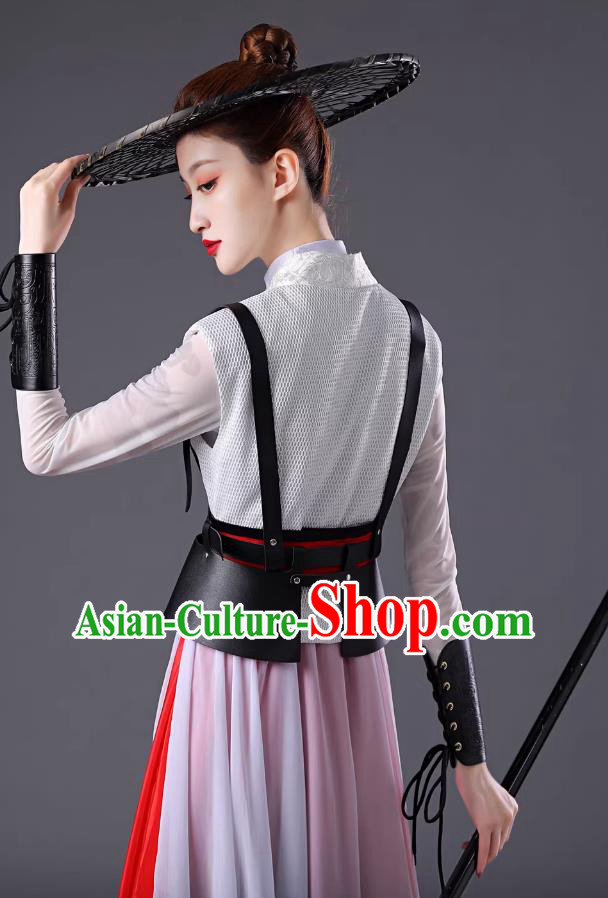 Chinese Ancient Hero Costume Classical Swords Dance Dress Chinese Ancient Hero Costume Classical Swords Dance Dress