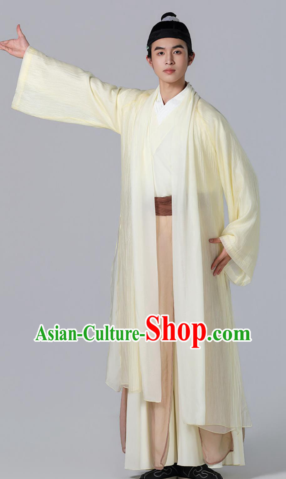 Traditional Chinese Hanfu Song Dynasty Scholar Clothing Male Classical Dance Costume Traditional Chinese Hanfu Song Dynasty Scholar Clothing Male Classical Dance Costume