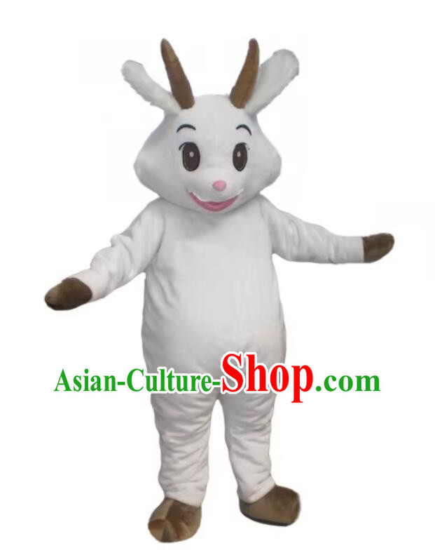 Goat Mascot Costume Chinese Zodiac Goat Festival Clothing