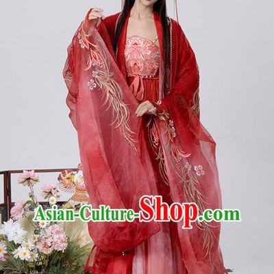 Women Hanfu Traditional Chinese Clothing Embroidery Tang Dynasty Hezi Dress