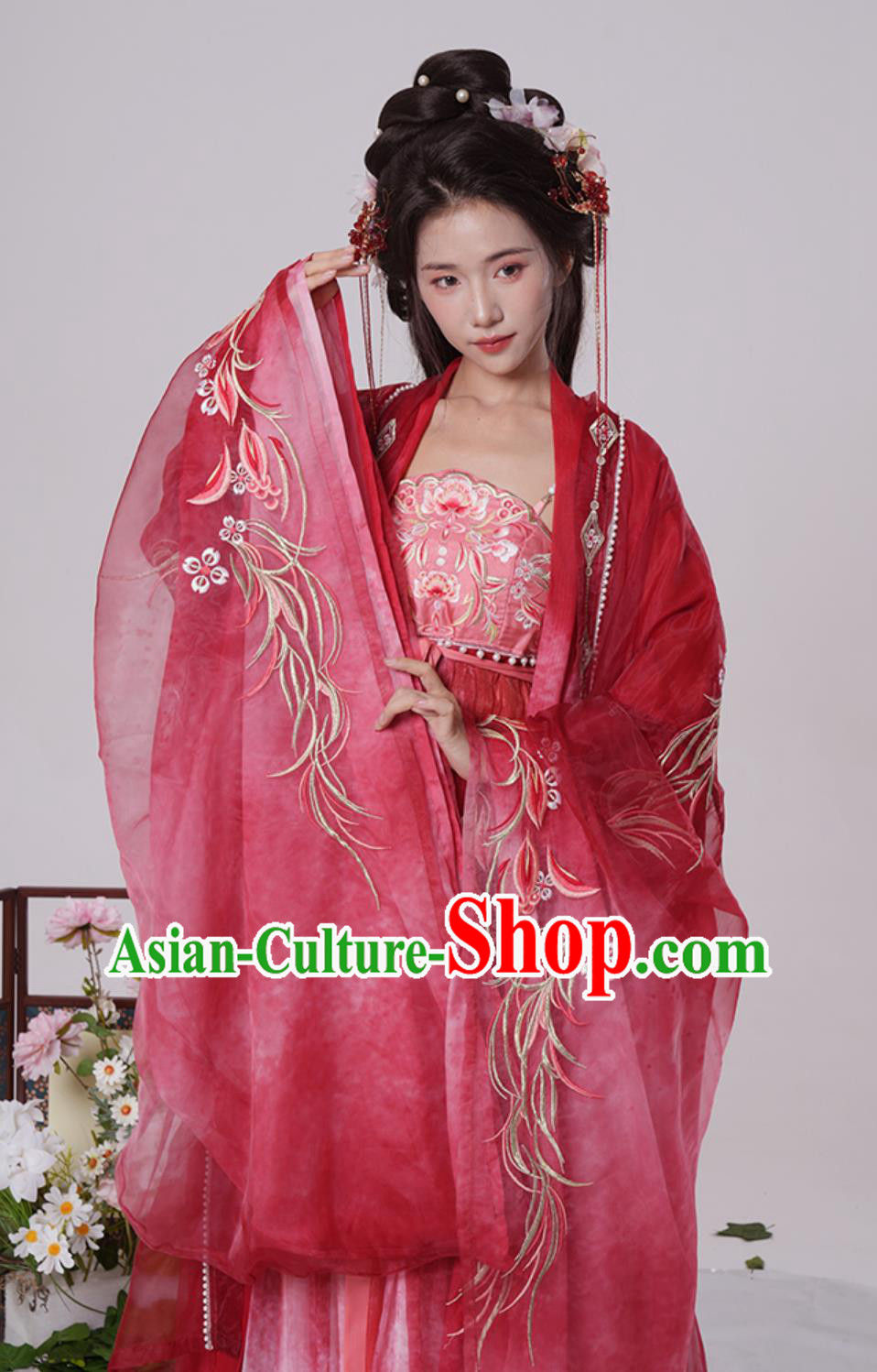 Women Hanfu Traditional Chinese Clothing Embroidery Tang Dynasty Hezi Dress Women Hanfu Traditional Chinese Clothing Embroidery Tang Dynasty Hezi Dress