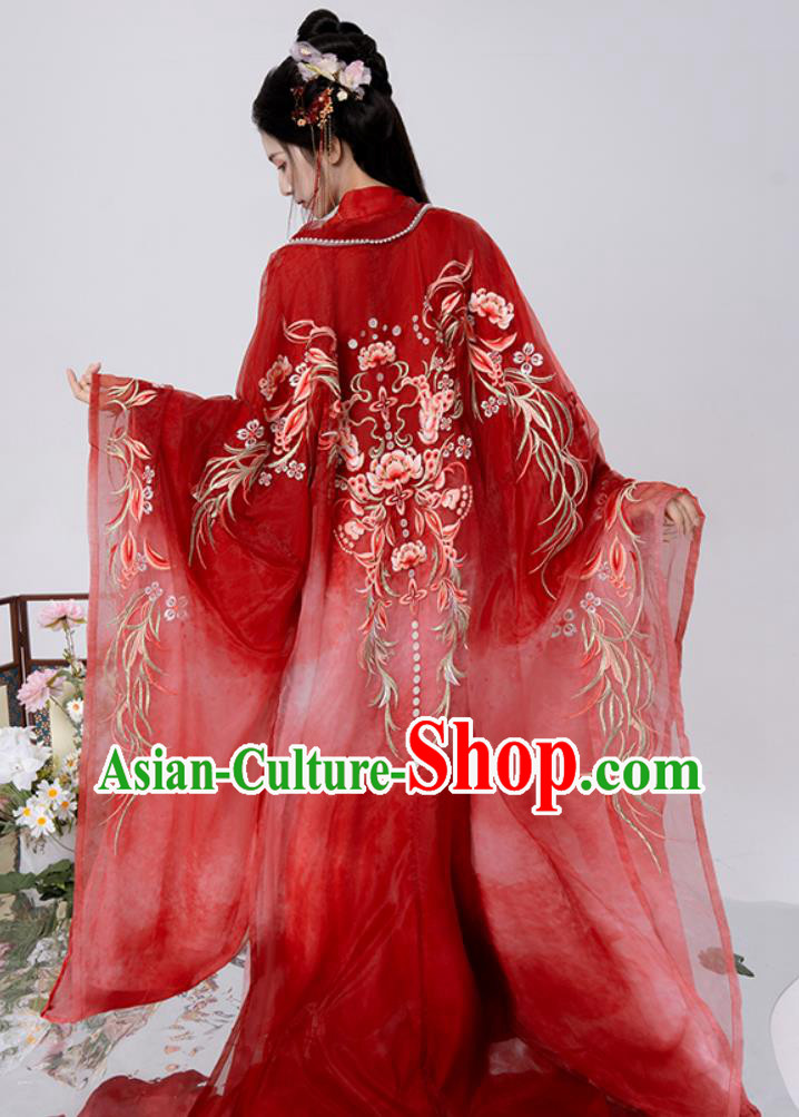 Women Hanfu Traditional Chinese Clothing Embroidery Tang Dynasty Hezi Dress Women Hanfu Traditional Chinese Clothing Embroidery Tang Dynasty Hezi Dress